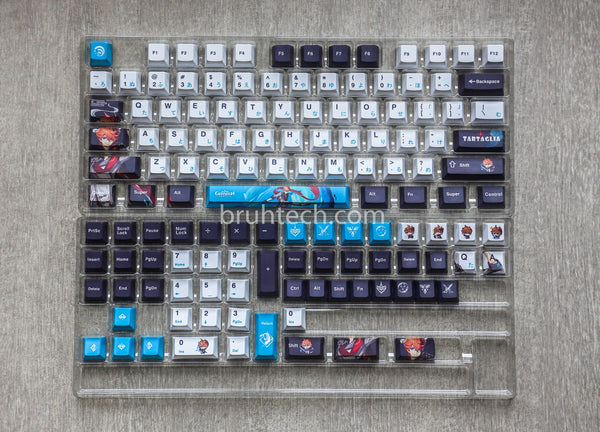Genshin Impact Childe Theme PBT Keycaps
