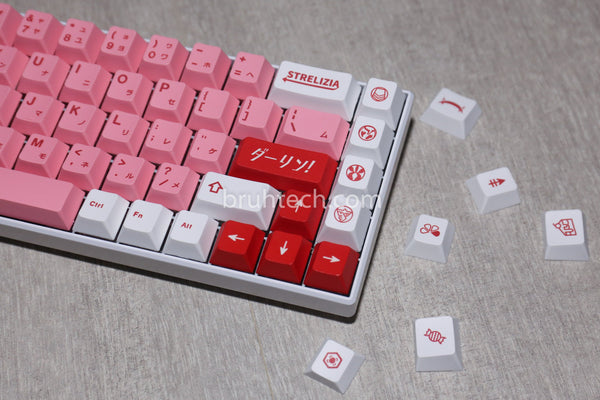 DITF Darling Anime Theme PBT Keycaps