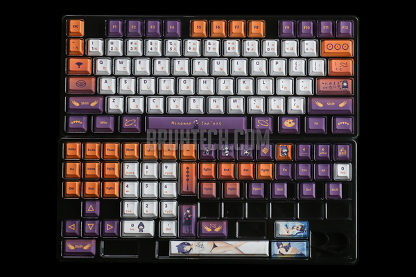 Vtuber Hololive EN Ninomae Ina'nis  Theme PBT Keycaps