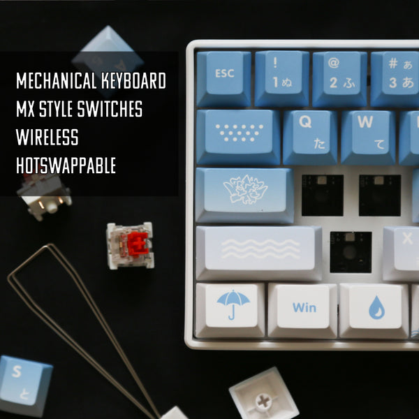 Custom Hololive EN Vtuber Mechanical Keyboard