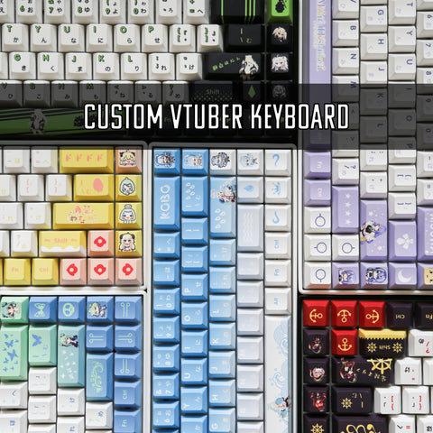 Custom Hololive Vtuber Mechanical Keyboard 2