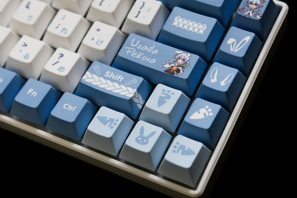 Vtuber Hololive JP Usada Pekora Theme PBT Keycaps