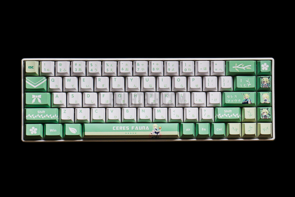 Vtuber Hololive EN Ceres Fauna Theme PBT Keycaps