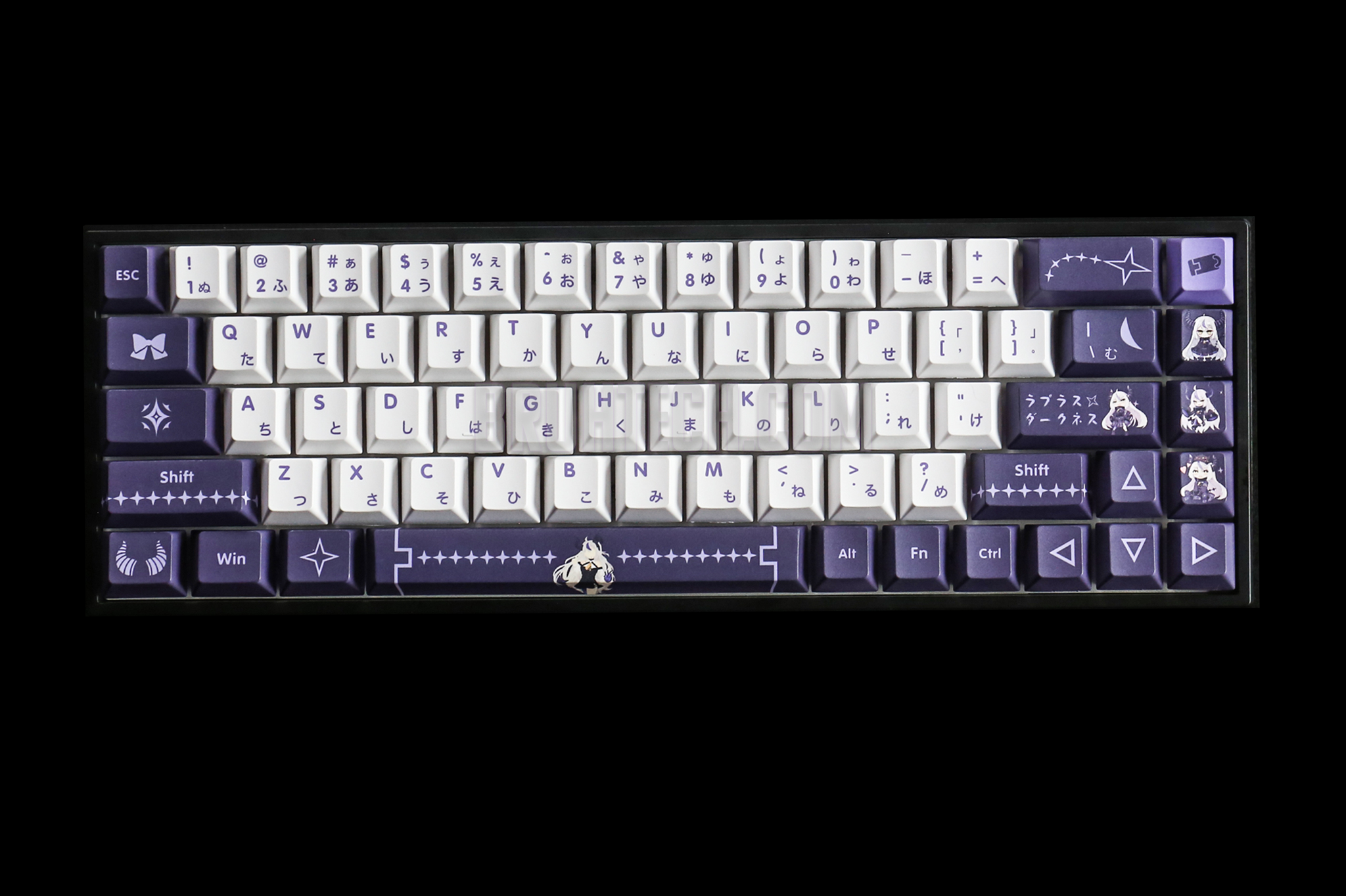 Vtuber Hololive JP La+ Darkness (Laplus Darkness) Theme PBT Keycaps