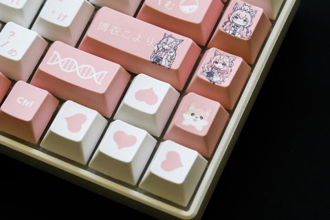 Vtuber Hololive JP Hakui Koyori Theme PBT Keycaps