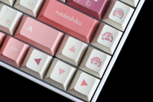 Laid Back Camp Nadeshiko Kagamihara Theme PBT Keycaps