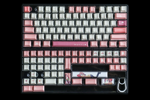 Laid Back Camp Nadeshiko Kagamihara Theme PBT Keycaps