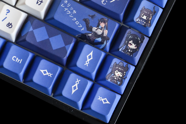 Vtuber Hololive EN Nerissa Ravencroft Theme PBT Keycaps