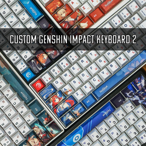 Custom Genshin Impact Mechanical Keyboard 2