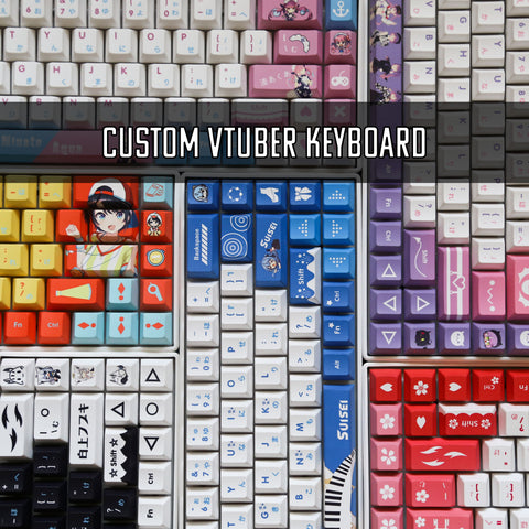 Custom Hololive Vtuber Mechanical Keyboard