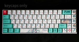 Hatsune Miku Theme PBT Keycaps